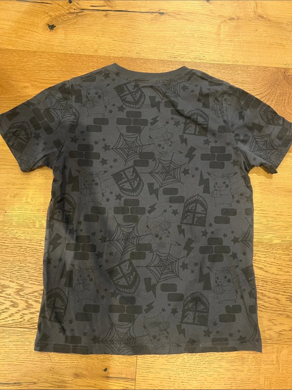 Hybrid Apparel Black Halloween Pikachu Pumpkin Tee